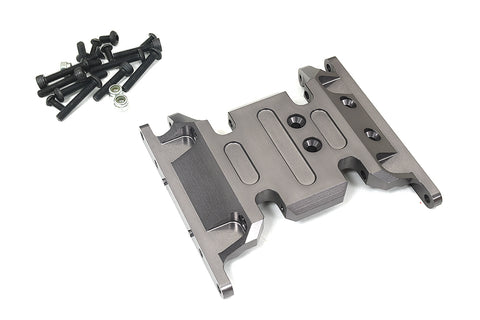 Billet Machined Center Gear Box Mount Skid Plate for Axial 1/10 SCX-10 Crawler