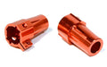 Billet Machined Straight Axle Rear Lock-Out for Axial 1/10 SCX-10 Crawler