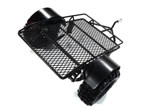 Realistic Leaf Spring 1/10 Size Low Side Trailer for Scale Crawler Truck