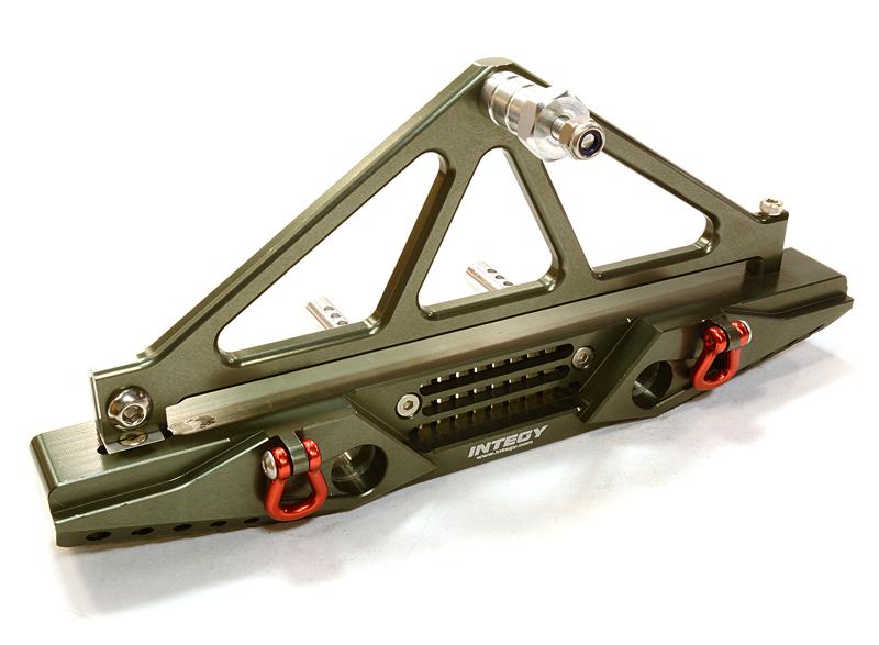 Billet Machined Realistic Rear Bumper for Axial SCX-10 Crawler w/ 43mm Mount