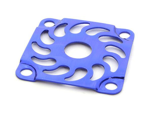 Blue Metal Cooling Fan Guard Cover for 30x30mm Size Fans - Enhanced Protection