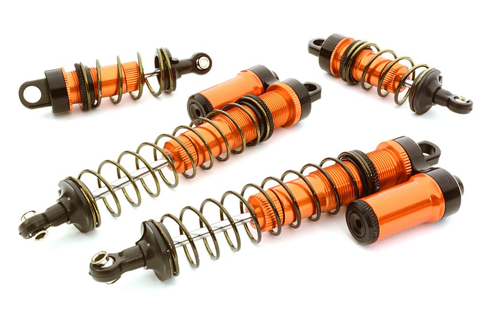 Billet Machined Piggyback Shock Set for Vaterra Twin Hammers 1.9 Rock Racer