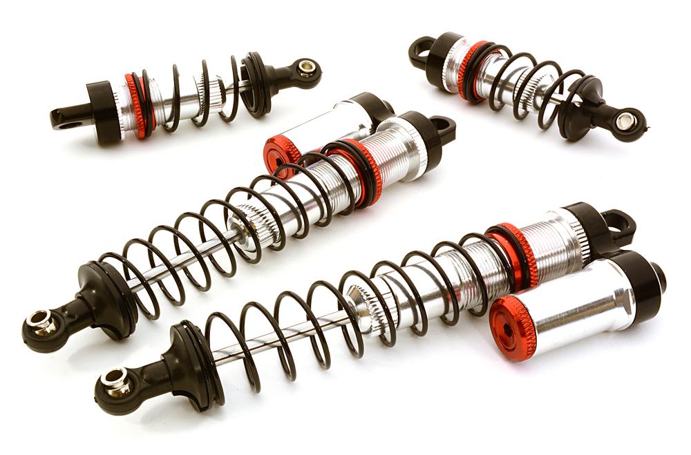 Billet Machined Piggyback Shock Set for Vaterra Twin Hammers 1.9 Rock Racer