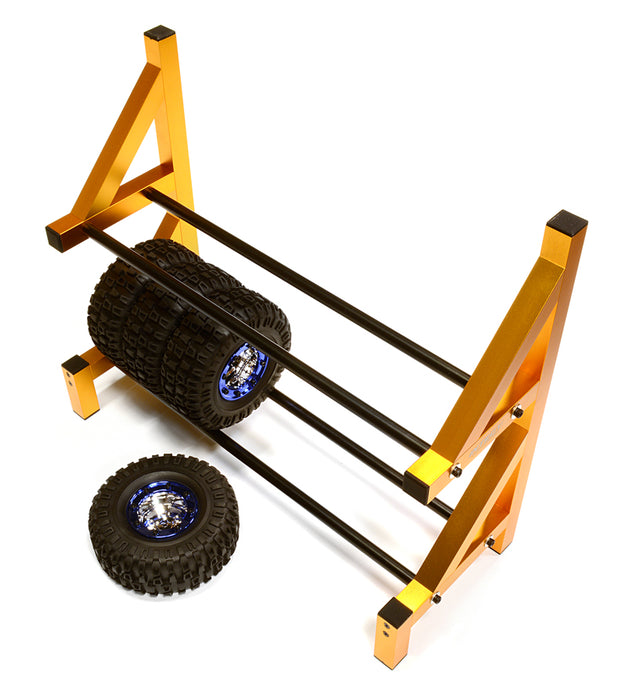 Wheel & Tire Storage Rack 17x6x14 Inch for 1/10 & 1/8 Scale