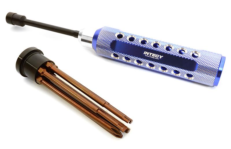 QuickPit 8pcs Set, 7.0 Socket Hex, Allen (1.5 2.0 2.5 3.0), Flat & Phillips