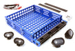 Realistic 1/10 Scale Alloy Luggage Tray 124x107x24mm with 4 LED Spot Light Set
