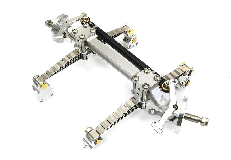 Billet Machined T4 Front Beam w/ Suspension Kit for Custom 1/14 Semi-Tractor