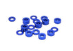 Billet Machined 16pcs Aluminum M3x6 Washer Spacer (0.5, 1, 2, 3mm)
