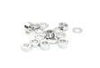 Billet Machined 16pcs Aluminum M3x6 Washer Spacer (0.5, 1, 2, 3mm)