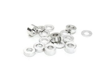 Billet Machined 16pcs Aluminum M3x6 Washer Spacer (0.5, 1, 2, 3mm)
