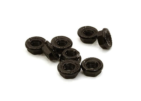 M4 Size Serrated 4mm Wheel Nut Flanged 8pcs for Most 1/10 Scale