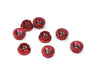 M4 Size Serrated 4mm Wheel Nut Flanged 8pcs for Most 1/10 Scale