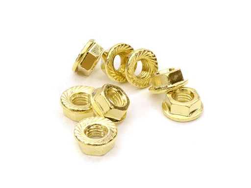 M5 Size Serrated 5mm Wheel Nut Flanged 8pcs for Most 1/10 Scale