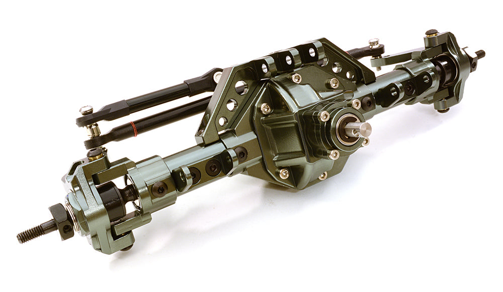 Complete Machined T8 Front Axle for Axial 1/10 SCX-10, Dingo, Honcho & Jeep