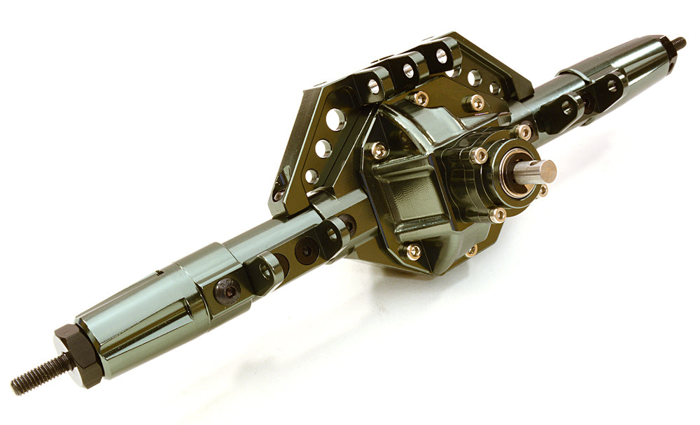 Complete Machined T8 Rear Axle for Axial 1/10 SCX-10, Dingo, Honcho & Jeep