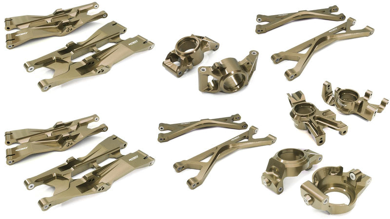 Billet Suspension Conversion Kit for Traxxas X-Maxx 4X4 Req. 20x27x4mm Bearings