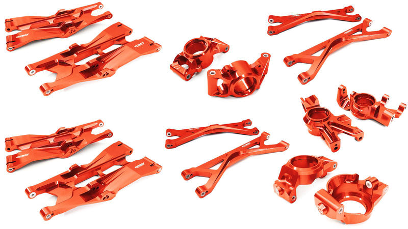Billet Suspension Conversion Kit for Traxxas X-Maxx 4X4 Req. 20x27x4mm Bearings
