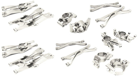 Billet Suspension Conversion Kit for Traxxas X-Maxx 4X4 Req. 20x27x4mm Bearings