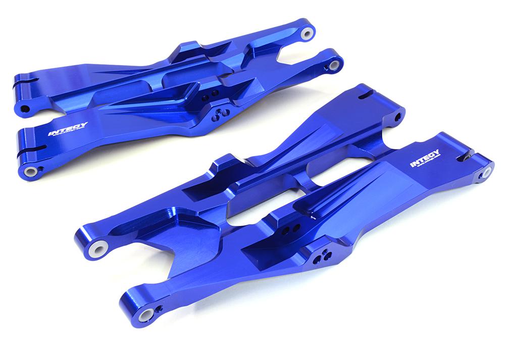 Blue Billet Machined Lower Suspension Arms for Traxxas X-Maxx 4X4