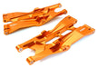 Orange Billet Machined Lower Suspension Arms for Traxxas X-Maxx 4X4