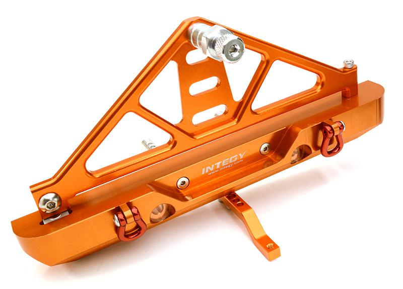 Billet Machined Realistic Rear Bumper for Axial SCX-10 Crawler w/ 43mm Mount