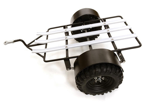 Realistic Leaf Spring Motorcycle Trailer Kit for 1/10 Scale RC