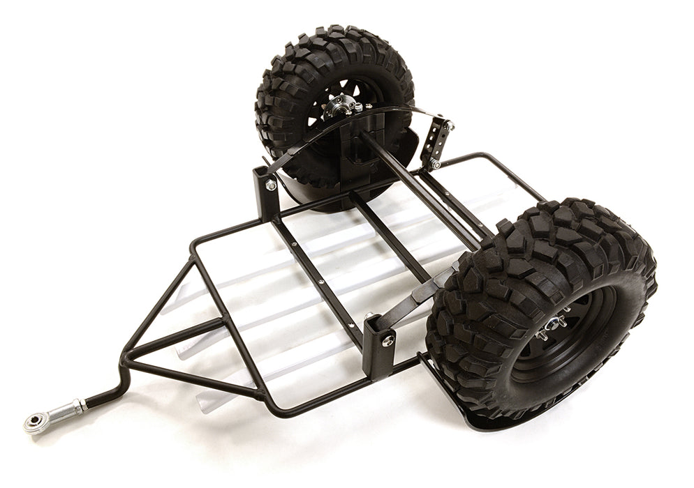 Realistic Leaf Spring Motorcycle Trailer Kit for 1/10 Scale RC