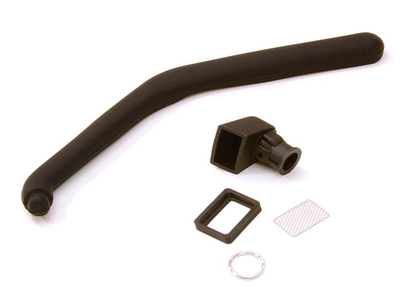 Plastic 1/10 Left Safari Snorkel D90 Type for Off-Road Trail Rock Crawling