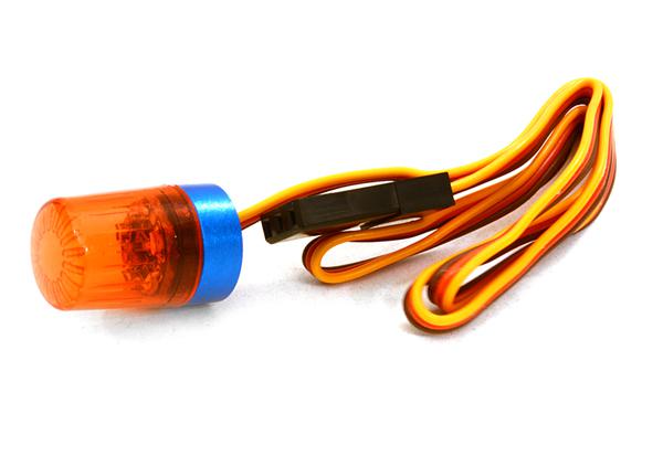 T4 Realistic Roof Top Flashing Light LED w/ 10mm Plastic Housing for 1/10 Scale