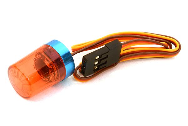 T4 Realistic Roof Top Flashing Light LED w/ 13mm Plastic Housing for 1/10 Scale