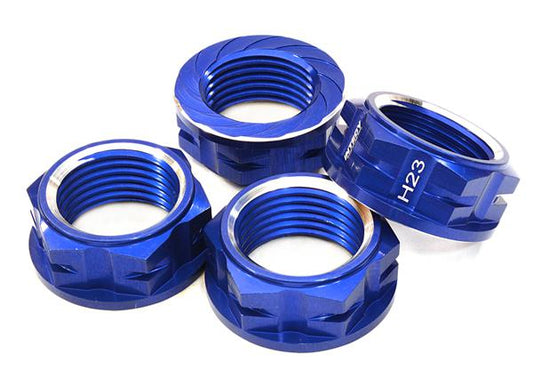 Billet Machined Serrated 23mm Hex Wheel Nut(4) for 1/10 & 1/8 Size Monster Truck