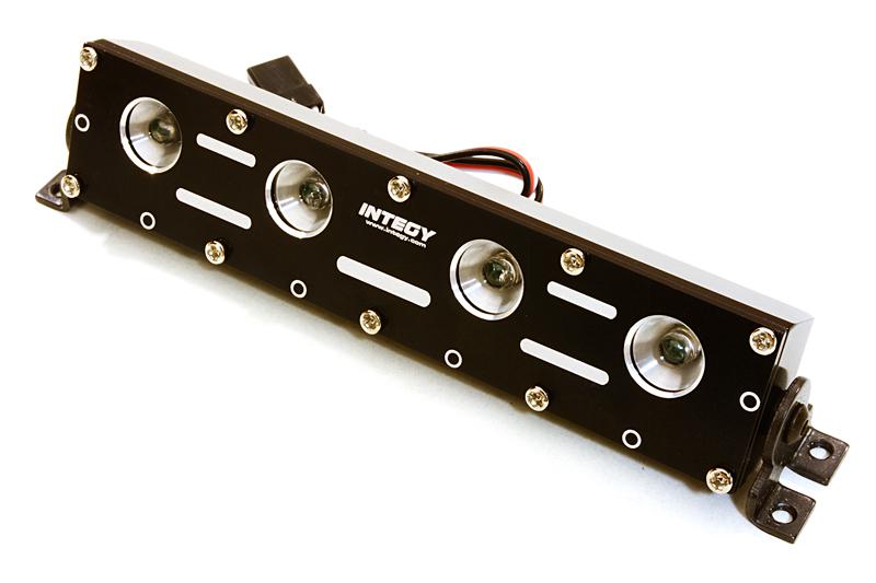 Realistic Roof Top LED Light Bar w/Metal Housing 125x18x27mm for 1/10, 1/8 & 1/5
