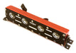 Realistic Roof Top LED Light Bar w/Metal Housing 125x18x27mm for 1/10, 1/8 & 1/5