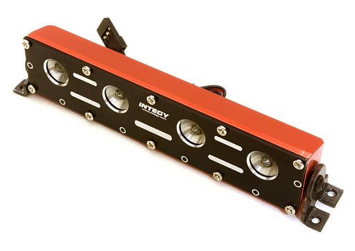 Realistic Roof Top LED Light Bar w/Metal Housing 125x18x27mm for 1/10, 1/8 & 1/5