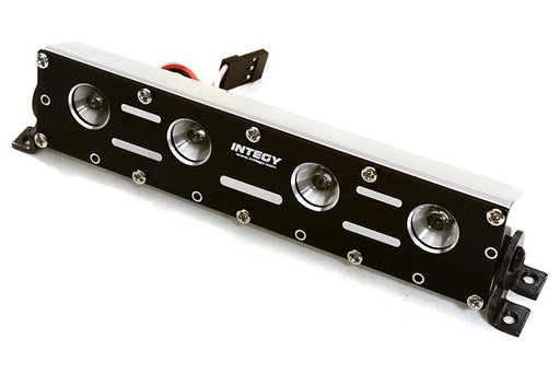 Realistic Roof Top LED Light Bar w/Metal Housing 125x18x27mm for 1/10, 1/8 & 1/5