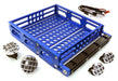 Realistic 1/10 Scale Alloy Luggage Tray 125x106x24mm with 4 LED Spot Light Set