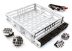Realistic 1/10 Scale Alloy Luggage Tray 125x106x24mm with 4 LED Spot Light Set