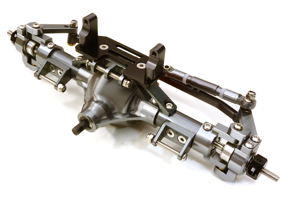 Complete Billet Machined T9 Front Axle for Axial 1/10 SCX-10 Dingo Honcho & Jeep