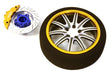 Billet Machined Alloy 10 Spoke Steering Wheel Set for Traxxas Radio Transmitter