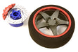 Billet Machined Alloy 5 Spoke Steering Wheel Set for Traxxas Radio Transmitter