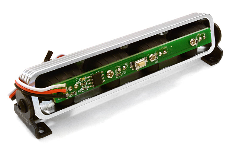Realistic Roof Top SMD LED Light Bar 107x18x24mm for 1/10 Scale Crawler