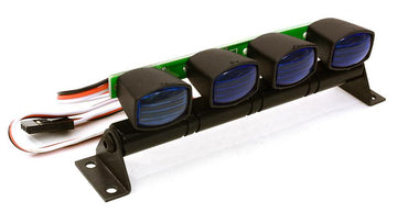 Realistic Roof Top SMD LED Light Bar 108x20x30mm for 1/10 Scale Crawler