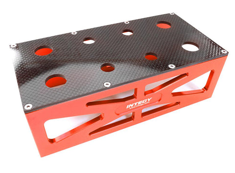 Alloy HD Composite On-Road Car Stand Workstation for 1/10 & 1/8 Size 198x98x63mm