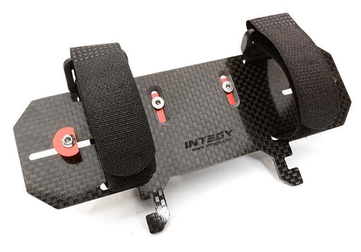 Machined Composite Battery Tray for Axial SCX-10 Scale Off-Road Crawler