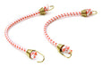 1/10 Model Scale 3x100mm Bungee Elastic Cord Strap w/ Hooks for Off-Road Crawler