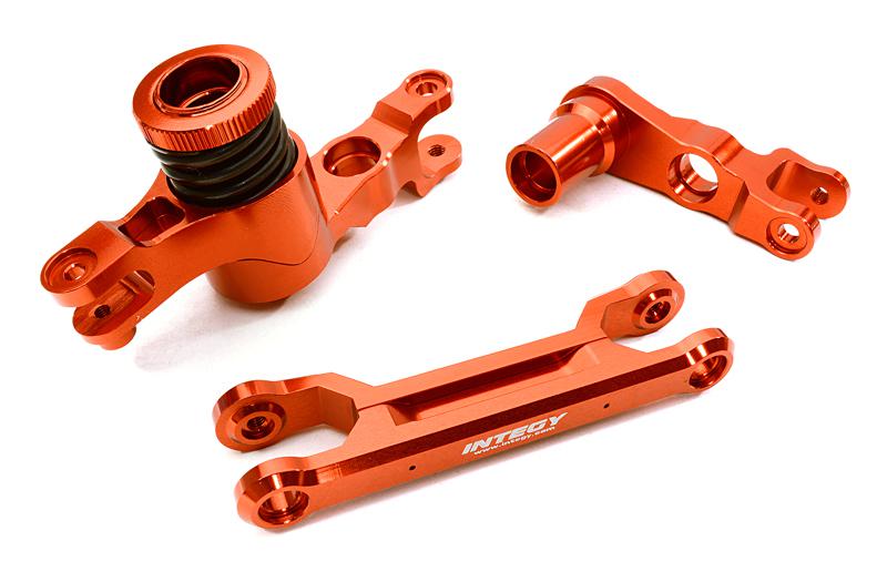 Red Billet Machined Steering Bell Crank Upgrade for Traxxas X-Maxx 4X4