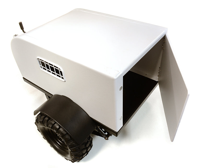 Realistic Leaf Spring 1/10 Size Enclosed Trailer for Scale Crawler Truck