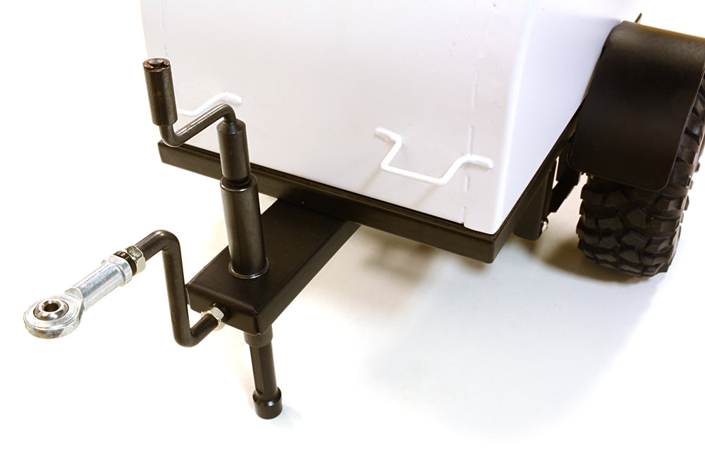 Realistic Leaf Spring 1/10 Size Enclosed Trailer for Scale Crawler Truck