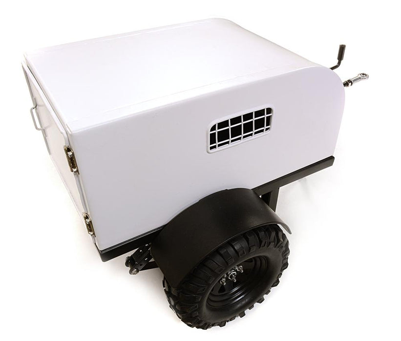 Realistic Leaf Spring 1/10 Size Enclosed Trailer for Scale Crawler Truck