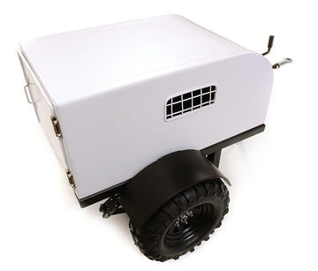 Realistic Leaf Spring 1/10 Size Enclosed Trailer for Scale Crawler Truck